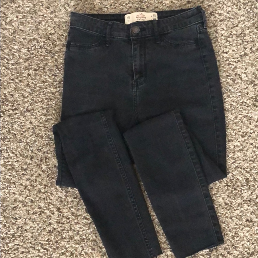 Hollister faded black high rise  jean legging